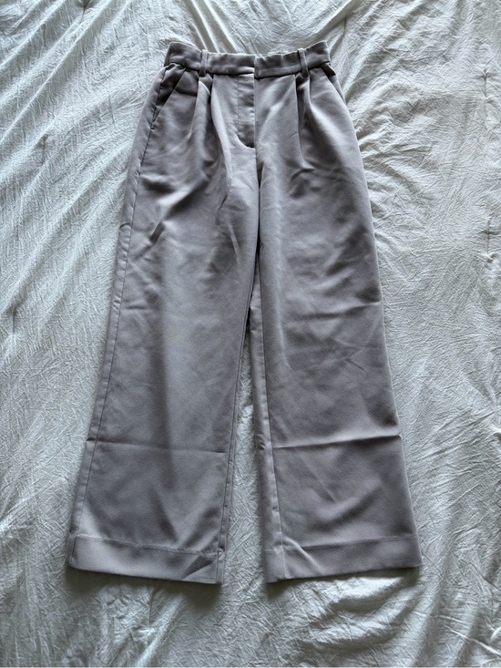 Abercrombie & Fitch Pants - Abercrombie & Fitch Sloan Tailored Wide Leg Pants - Light Taupe
